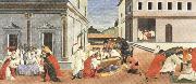 Sandro Botticelli Three miracles of St Zanobius reviving the dead (mk36) France oil painting artist
